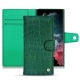 Samsung Galaxy S22 Ultra leather case - Crocodile pino