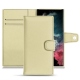 Custodia in pelle Samsung Galaxy S22 Ultra - Beige PU