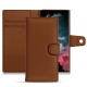Capa em pele Samsung Galaxy S22 Ultra - Marron PU