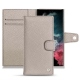 Custodia in pelle Samsung Galaxy S22 Ultra - Taupe innocent