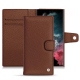 Funda de piel Samsung Galaxy S22 Ultra - Marron délicat