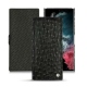 硬质真皮保护套 Samsung Galaxy S22 Ultra - Autruche nero