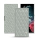 Custodia in pelle Samsung Galaxy S22 Ultra - Gris - Couture ( Nappa - Pantone W428C ) 