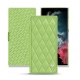 硬质真皮保护套 Samsung Galaxy S22 Ultra - Vert olive - Couture ( Nappa - Pantone 578U ) 