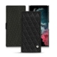 Funda de piel Samsung Galaxy S22 Ultra - Ebène - Couture ( Sleek P C12 - Black ) 