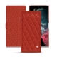 Funda de piel Samsung Galaxy S22 Ultra - Papaye - Couture ( Pantone 180C ) 