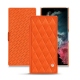 Custodia in pelle Samsung Galaxy S22 Ultra - Orange fluo - Couture