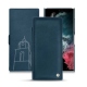 Custodia in pelle Samsung Galaxy S22 Ultra - Blu mediterran