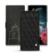 Custodia in pelle Samsung Galaxy S22 Ultra - Negre poudro - Couture
