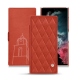 Housse cuir Samsung Galaxy S22 Ultra - Arange clouquié - Couture