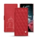 Housse cuir Samsung Galaxy S22 Ultra - Rouge troupelenc - Couture