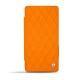 Funda de piel Sony Xperia Z3 Compact  - Orange fluo - Couture