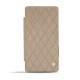 Sony Xperia Z3 Compact  leather case - Taupe vintage - Couture