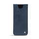 Pochette cuir Samsung Galaxy S22 Ultra - Jean vintage ( Pantone #2f414f  ) 