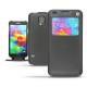 가죽 커버 Samsung SM-G900 Galaxy S5 - Noir ( Nappa - Black ) 