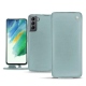 가죽 커버 Samsung Galaxy S21 FE - Bleu ciel ( Nappa - Pantone 277C ) 