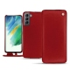 Capa em pele Samsung Galaxy S21 FE - Rouge ( Nappa - Pantone 199C ) 