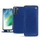 Housse cuir Samsung Galaxy S21 FE - Bleu océan ( Nappa - Pantone 293C ) 