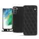 Funda de piel Samsung Galaxy S21 FE - Noir - Couture ( Nappa - Black ) 