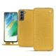 Funda de piel Samsung Galaxy S21 FE - Mimosa ( Pantone 141C ) 
