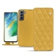 Funda de piel Samsung Galaxy S21 FE - Mimosa - Couture ( Pantone 141C ) 