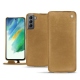 가죽 커버 Samsung Galaxy S21 FE - Sable vintage ( Roughtcut - Gaucho#57254 ) 