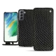Housse cuir Samsung Galaxy S21 FE - Serpent nero