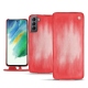 Housse cuir Samsung Galaxy S21 FE - Rose Patine