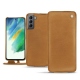 Capa em pele Samsung Galaxy S21 FE - Castan esparciate