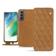 Custodia in pelle Samsung Galaxy S21 FE - Castan esparciate - Couture