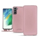 硬质真皮保护套 SSamsung Galaxy S21 FE - Rose PU