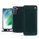 Capa em pele Samsung Galaxy S21 FE - Vert séduisant
