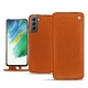 硬质真皮保护套 SSamsung Galaxy S21 FE - Orange vibrant