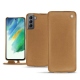 Funda de piel Samsung Galaxy S21 FE - Beige Veggie