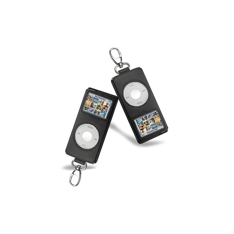 硬质真皮保护套 Apple iPod Nano G2 - Noir ( Nappa - Black ) 