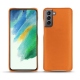 Custodia in pelle Samsung Galaxy S21 FE - Orange ( Nappa - Pantone 1495U ) 