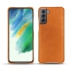 Custodia in pelle Samsung Galaxy S21 FE - Mandarine vintage ( Pantone 165C ) 