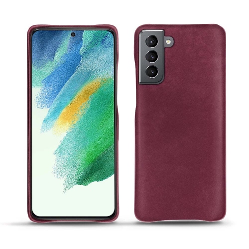 A quality leather case for the Samsung Galaxy S21 FEPrune vintage ( Pantone #612434 ) 