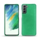 Custodia in pelle Samsung Galaxy S21 FE - Menthe vintage ( Pantone 562C ) 