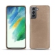 Custodia in pelle Samsung Galaxy S21 FE - Taupe vintage ( Pantone 7530C ) 