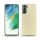 Funda de piel Samsung Galaxy S21 FE - Ivoire ( Sleek P C12 - White ) 