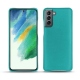 Funda de piel Samsung Galaxy S21 FE - Bleu fluo