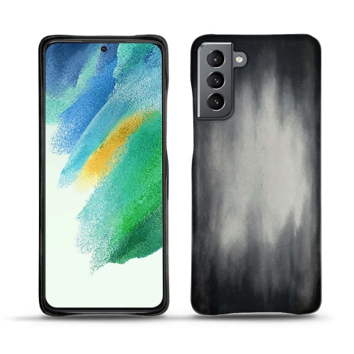 Eine hochwertige Lederhülle für das Samsung Galaxy S21 FEGris Patine