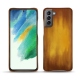 Funda de piel Samsung Galaxy S21 FE - Doré Patine