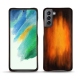 Lederschutzhülle Samsung Galaxy S21 FE - Fauve Patine