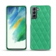 가죽 커버 Samsung Galaxy S21 FE - Menthe vintage - Couture