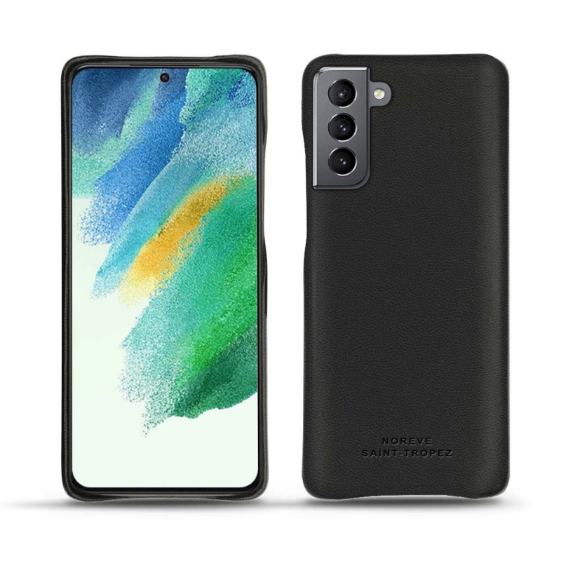 Lederschutzhülle Samsung Galaxy S21 FE - Noir PU