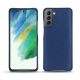 Lederschutzhülle Samsung Galaxy S21 FE - Bleu frisson