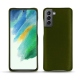 Capa em pele Samsung Galaxy S21 FE - Vert Veggie