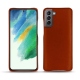 Funda de piel Samsung Galaxy S21 FE - Orange Veggie